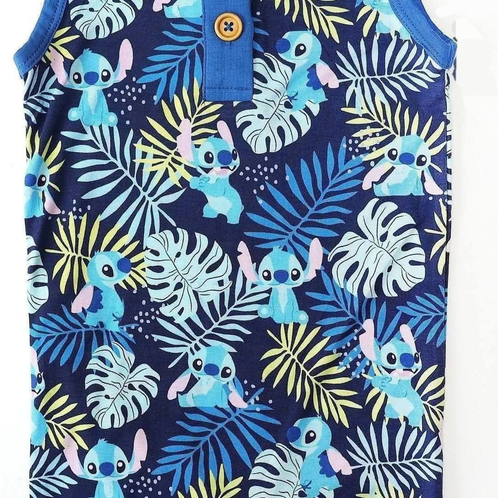 Blue Tropical Kids Shirt